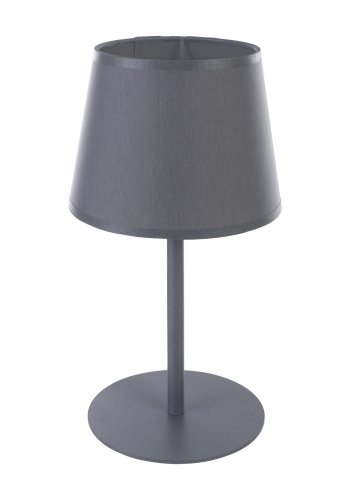 TK Maja bordlampe - gr stof og gr metal