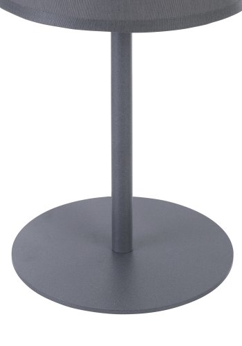 TK Maja bordlampe - gr stof og gr metal