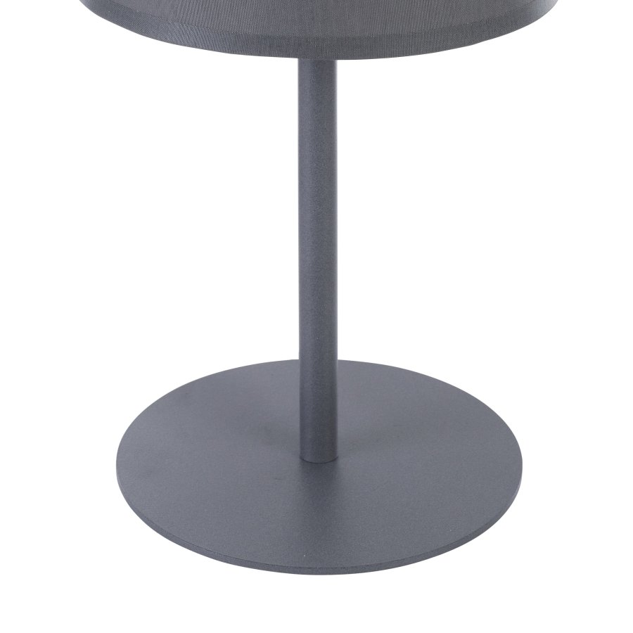 TK Maja bordlampe - gr stof og gr metal