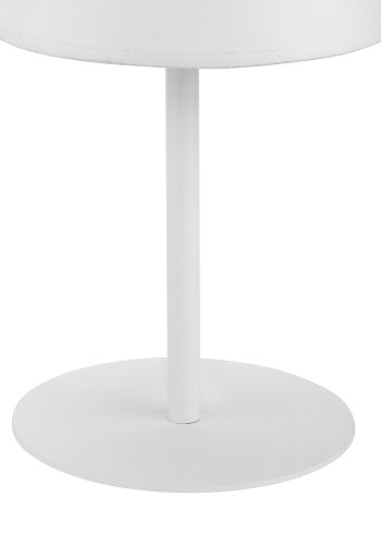 TK Maja bordlampe - hvid stof og hvid metal