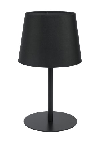 TK Maja bordlampe - sort stof og sort metal