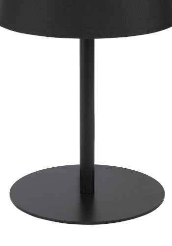 TK Maja bordlampe - sort stof og sort metal