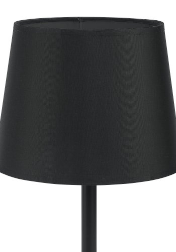 TK Maja bordlampe - sort stof og sort metal