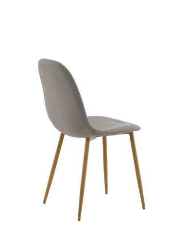 VENTURE DESIGN Polar spisebordsstol - gr polyester og egelook stl