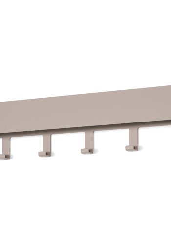 SPINDER DESIGN Dax Play 5 knagerkke, m. 5 knager og hylde - silky taupe stl