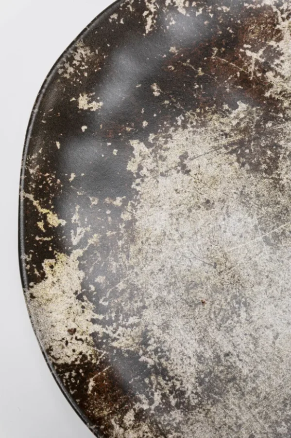 KARE DESIGN Savanne desserttallerken, organisk - brun/gr mat keramik (20)