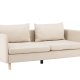 VENTURE DESIGN Zero 2 pers. sofa - beige polyester og natur gummitr