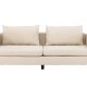 VENTURE DESIGN Zero 2 pers. sofa - beige polyester og natur gummitr