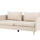 VENTURE DESIGN Zero 2 pers. sofa - beige polyester og natur gummitr