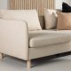 VENTURE DESIGN Zero 2 pers. sofa - beige polyester og natur gummitr
