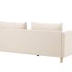 VENTURE DESIGN Zero 2 pers. sofa - beige polyester og natur gummitr