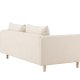 VENTURE DESIGN Zero 2 pers. sofa - beige polyester og natur gummitr