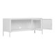 HOUSE NORDIC Brisbane TV-bord, m. 3 glaslger - hvid stl (130x40)