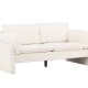VENTURE DESIGN Vindel 2 pers. sofa - hvid polyester bamsestof