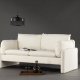VENTURE DESIGN Vindel 2 pers. sofa - hvid polyester bamsestof