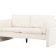 VENTURE DESIGN Vindel 2 pers. sofa - hvid polyester bamsestof