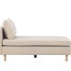 VENTURE DESIGN Zero daybed - beige polyester og natur gummitr