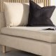 VENTURE DESIGN Zero daybed - beige polyester og natur gummitr
