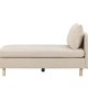 VENTURE DESIGN Zero daybed - beige polyester og natur gummitr