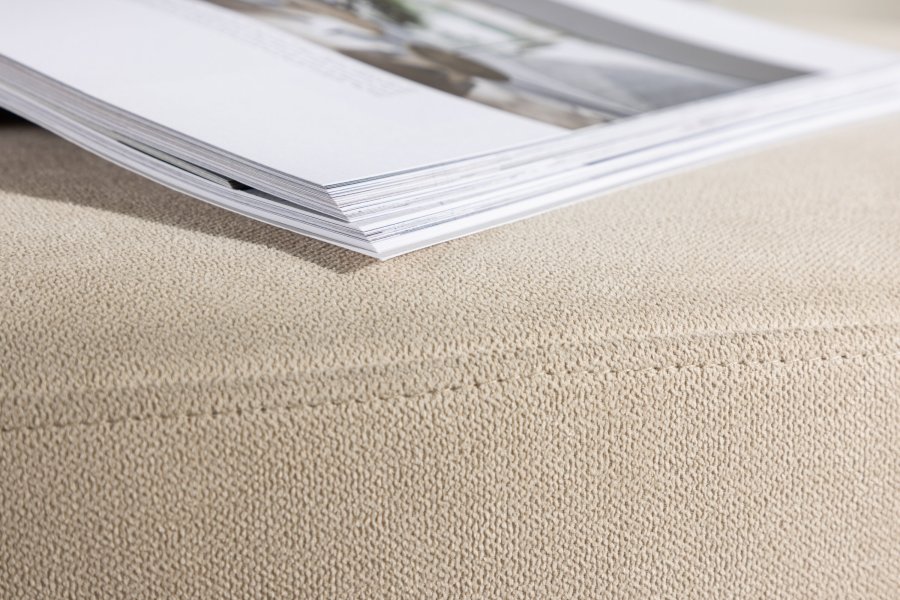 VENTURE DESIGN Zero daybed - beige polyester og natur gummitr