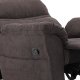VENTURE DESIGN Taranto recliner lnestol, m. armln - brun polyester og metal