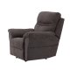 VENTURE DESIGN Taranto recliner lnestol, m. armln - brun polyester og metal