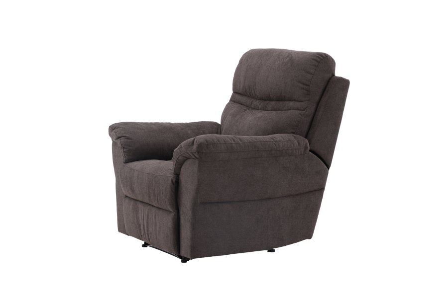 VENTURE DESIGN Taranto recliner lnestol, m. armln - brun polyester og metal