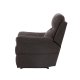 VENTURE DESIGN Taranto recliner lnestol, m. armln - brun polyester og metal