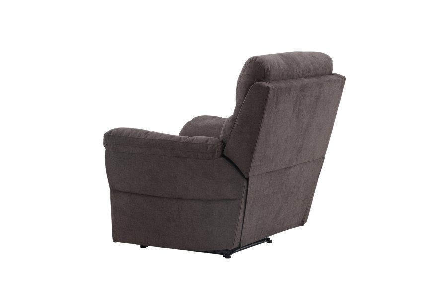 VENTURE DESIGN Taranto recliner lnestol, m. armln - brun polyester og metal