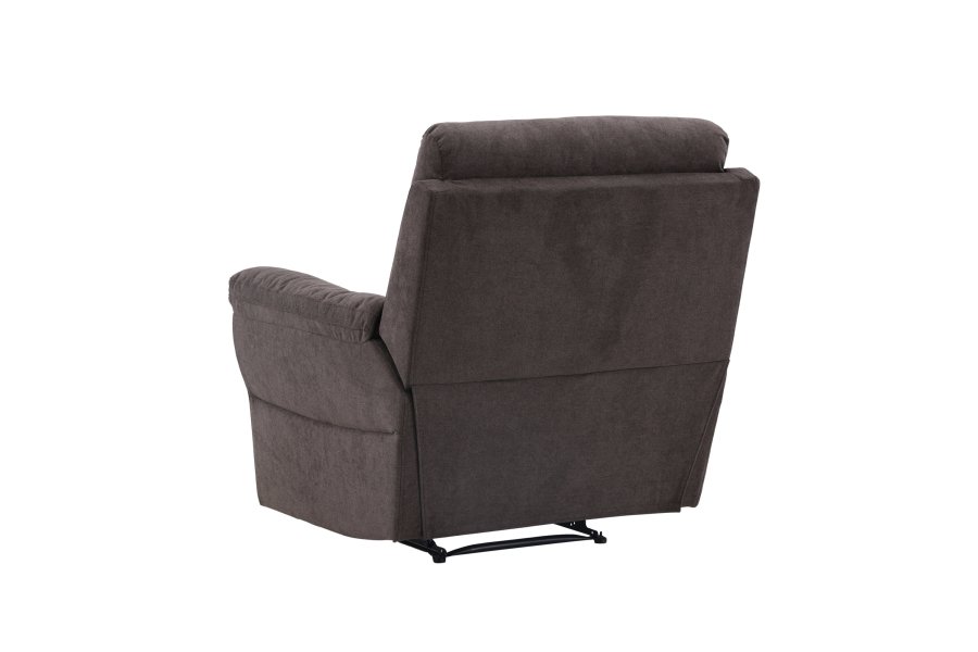 VENTURE DESIGN Taranto recliner lnestol, m. armln - brun polyester og metal