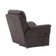 VENTURE DESIGN Taranto recliner lnestol, m. armln - brun polyester og metal