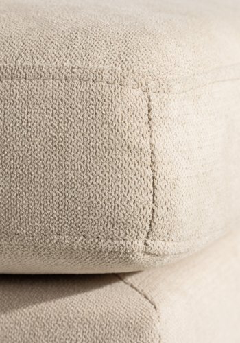 VENTURE DESIGN Zero lnestol - beige polyester og natur gummitr