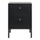 HOUSE NORDIC Dalby kommode, m. 2 skuffer - sort stl (40x40)