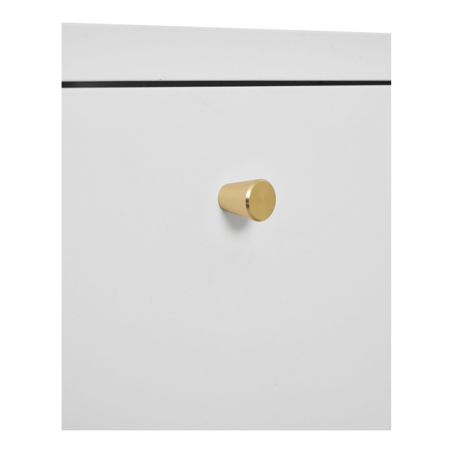 HOUSE NORDIC Dalby kommode, m. 2 skuffer - hvid stl (40x40)