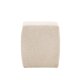 VENTURE DESIGN Neapel puf, kvadratisk - beige boucl´stof (40x40)