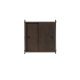 VENTURE DESIGN Paris vgskab, m. 2 skydelger - mocca MDF (61x35x67,8cm)