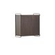 VENTURE DESIGN Paris vgskab, m. 2 skydelger - mocca MDF (61x35x67,8cm)