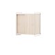 VENTURE DESIGN Paris vgskab, m. 2 skydelger - hvidvasket MDF (61x35x67,8cm)