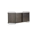 VENTURE DESIGN Paris vgskab, m. 2 skydelger - mocca MDF (61x35 (121x35x48cm)