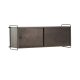 VENTURE DESIGN Paris vgskab, m. 2 skydelger - mocca MDF (61x35 (121x35x48cm)