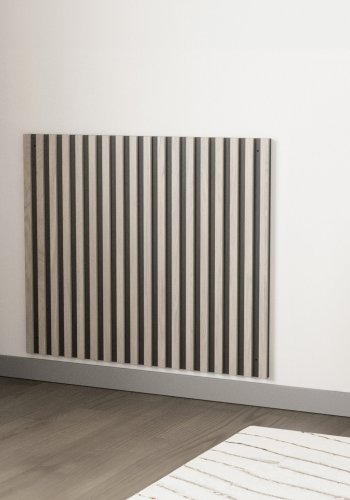 VENTURE DESIGN Pau vgpanel sengegavl - sort/hvidvasket MDF (B94,5xH80xD2,8)