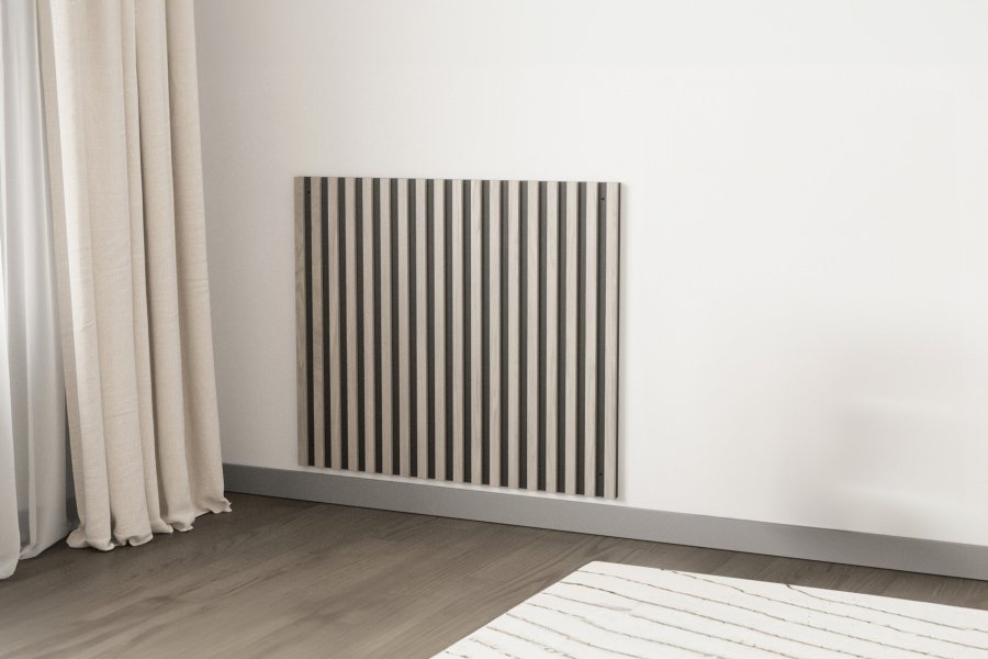 VENTURE DESIGN Pau vgpanel sengegavl - sort/hvidvasket MDF (B94,5xH80xD2,8)