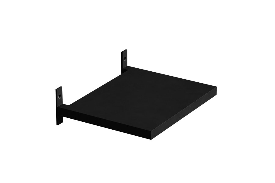 VENTURE DESIGN Avignon vghngt sidebord, rektangulr - sort jern (35x30)