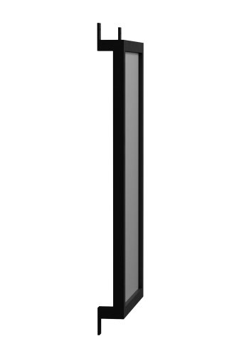 VENTURE DESIGN Nimes vgspejl, rektangulr - spejlglas og sort jern  (35x5,8x72,5)