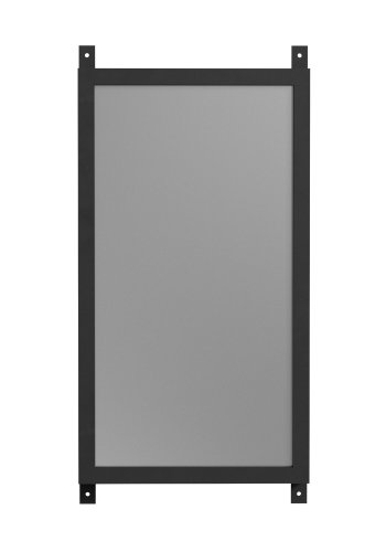 VENTURE DESIGN Nimes vgspejl, rektangulr - spejlglas og sort jern  (35x5,8x72,5)