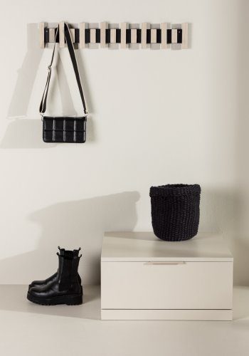 VENTURE DESIGN Nice opbevaringsskuffe, kvadratisk - beige melamin (60x60x29,3cm)