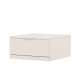 VENTURE DESIGN Nice opbevaringsskuffe, kvadratisk - beige melamin (60x60x29,3cm)