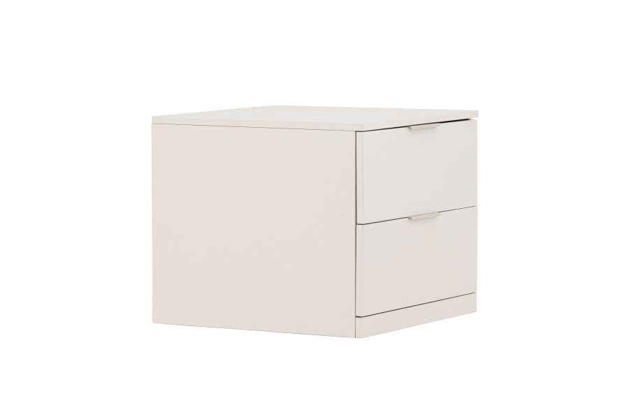 VENTURE DESIGN Nice opbevaringsskuffe, kvadratisk - beige melamin (60x60x52cm)