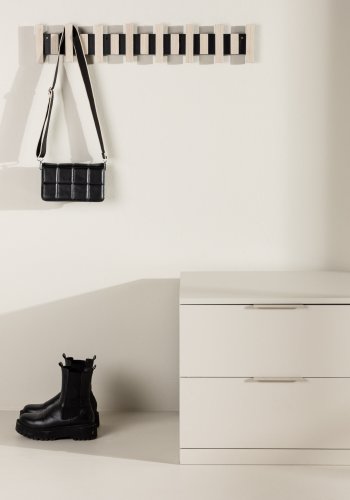 VENTURE DESIGN Nice opbevaringsskuffe, kvadratisk - beige melamin (60x60x52cm)