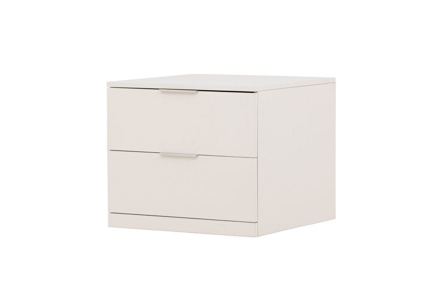 VENTURE DESIGN Nice opbevaringsskuffe, kvadratisk - beige melamin (60x60x52cm)